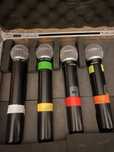 Set 4 microfoane shure wireless SM58 si PG58