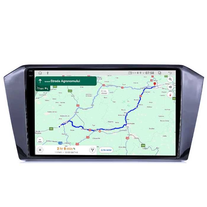 Navigatie VW Passat B8 2014+  4GB RAM/64GB ROM, Android 14,Carplay