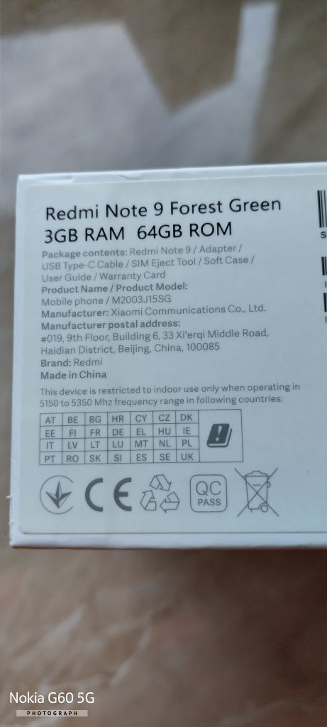 Xiaomi Redmi Note 9