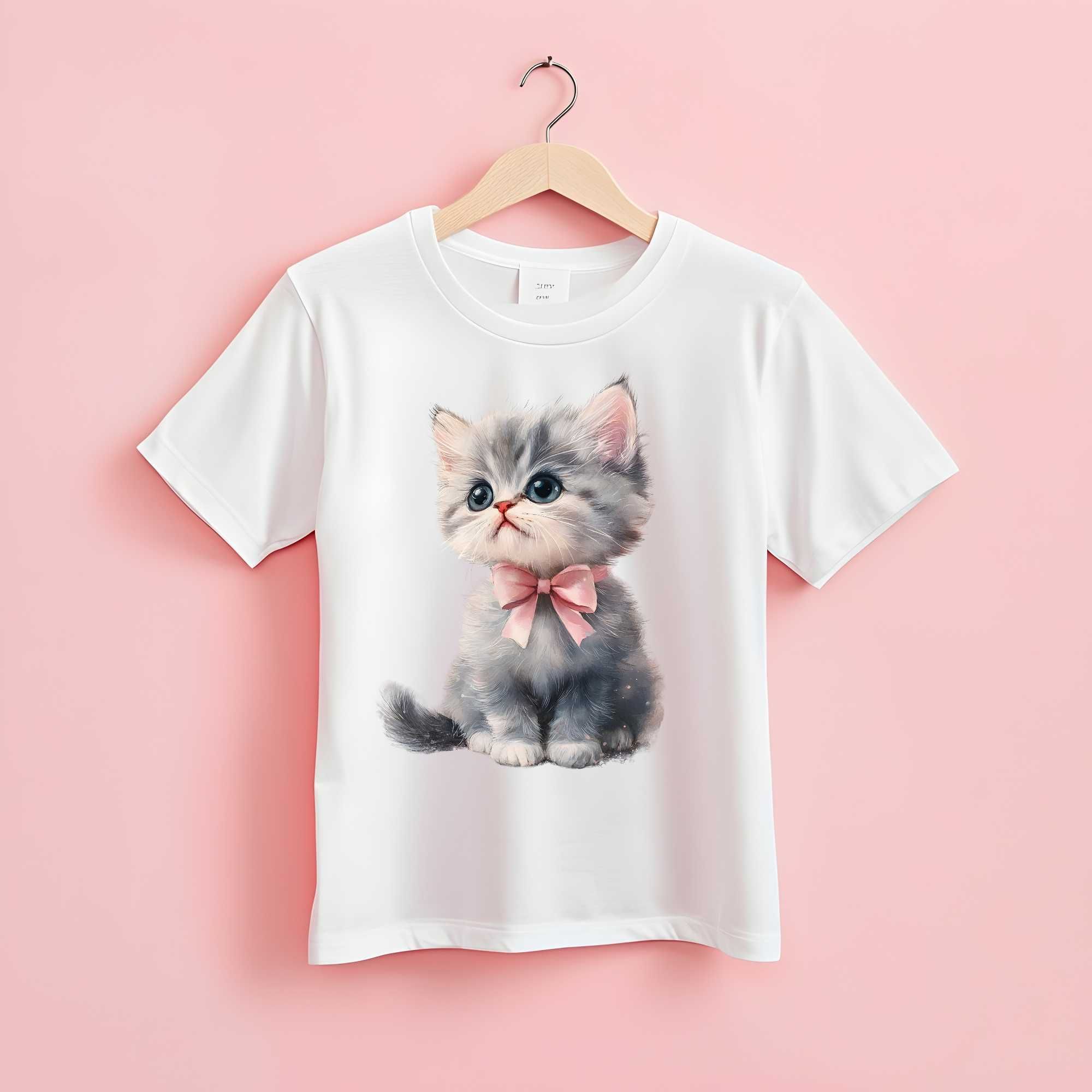 Детска тениска с коте