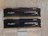 RAM DDR4 - Kingston Fury HyperX - 2x8GB (Dual-channel) 2400MHz CL15