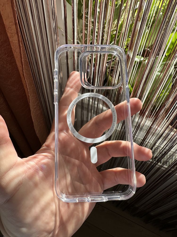Husa silicon transparenta iphone 15 15 pro 15 plus 15 pro max magsafe