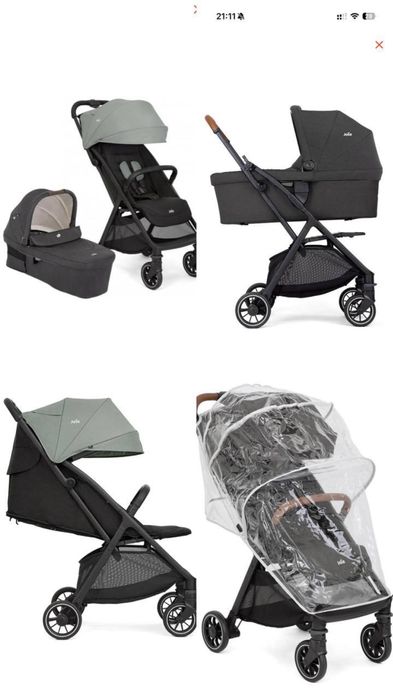 Joie pact pro 2в1 коляска с люлькой
