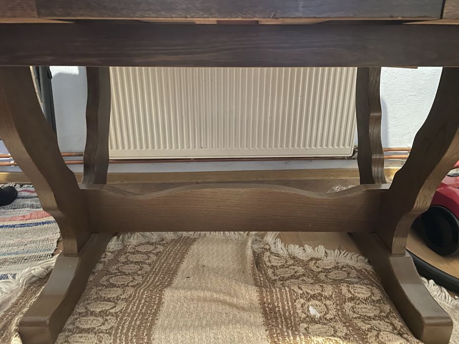 Vand masa extensibila din lemn masiv