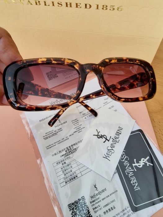 Ochelari de soare dama, model animal print, logo metalic auriu