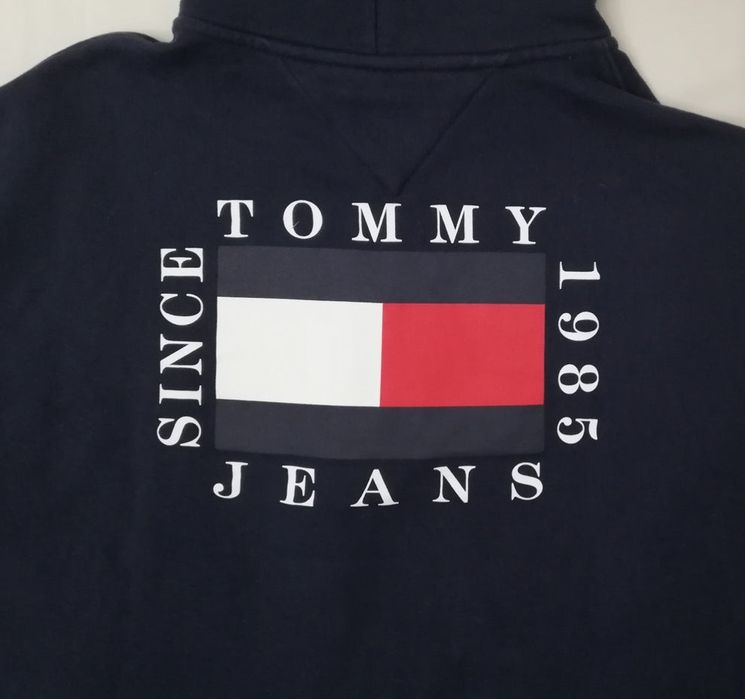 Tommy Jeans Logo Sweatshirt оригинално горнище XL памучен суичър горно