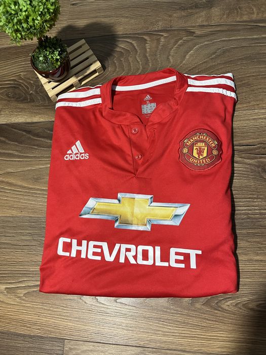 Tricou Adidas Manchester United 2017-2018 cu Lukaku
