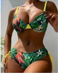 costum de baie verde,2 piese,s,36