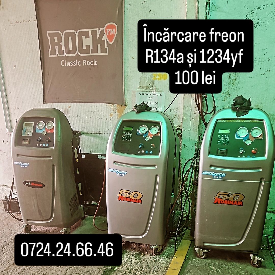 Încărcare freon r134a  / 1234yf