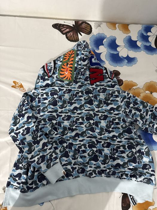 Bluza Bape Albastru cu 2 gluci