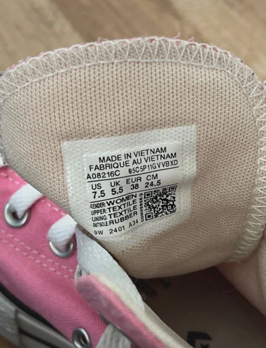 converse roz cu platforma marimea 38