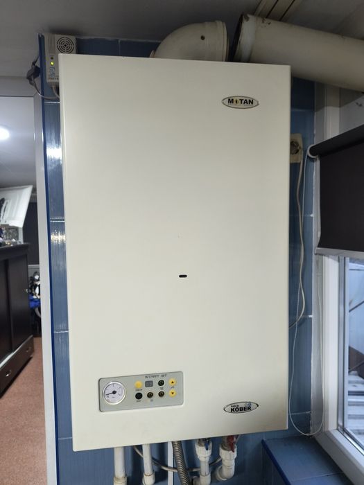 Centrala termica motan in stare de funcționare 24 kw cu tiraj forțat