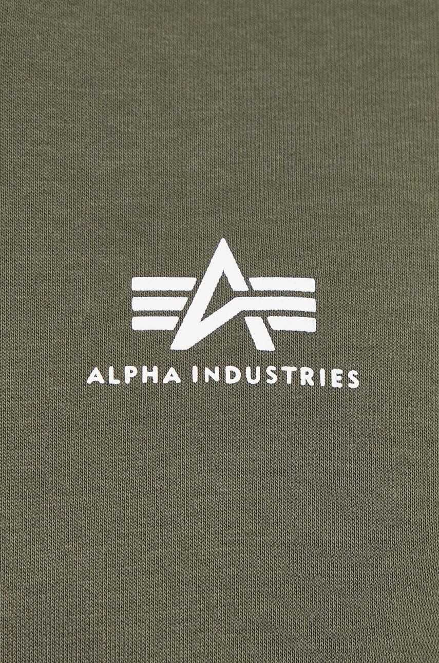 НОВ оригинален зелен суичър фланела ALPHA INDUSTRIES размер L от САЩ