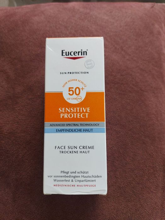 Слънчезащитен крем Eucerin Sensitive Protect SPF 50+