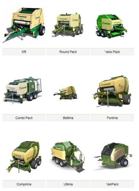 piese presa de balotat Krone