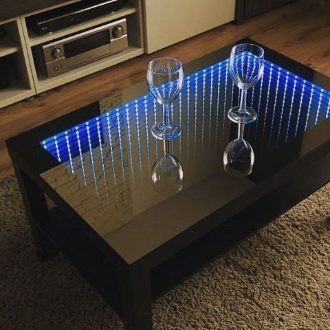 NEon led Reklama 3D stol