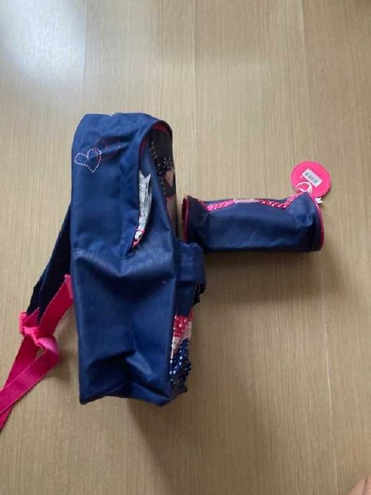 Детска раница и несесер с конче Milky X Kiss, нови