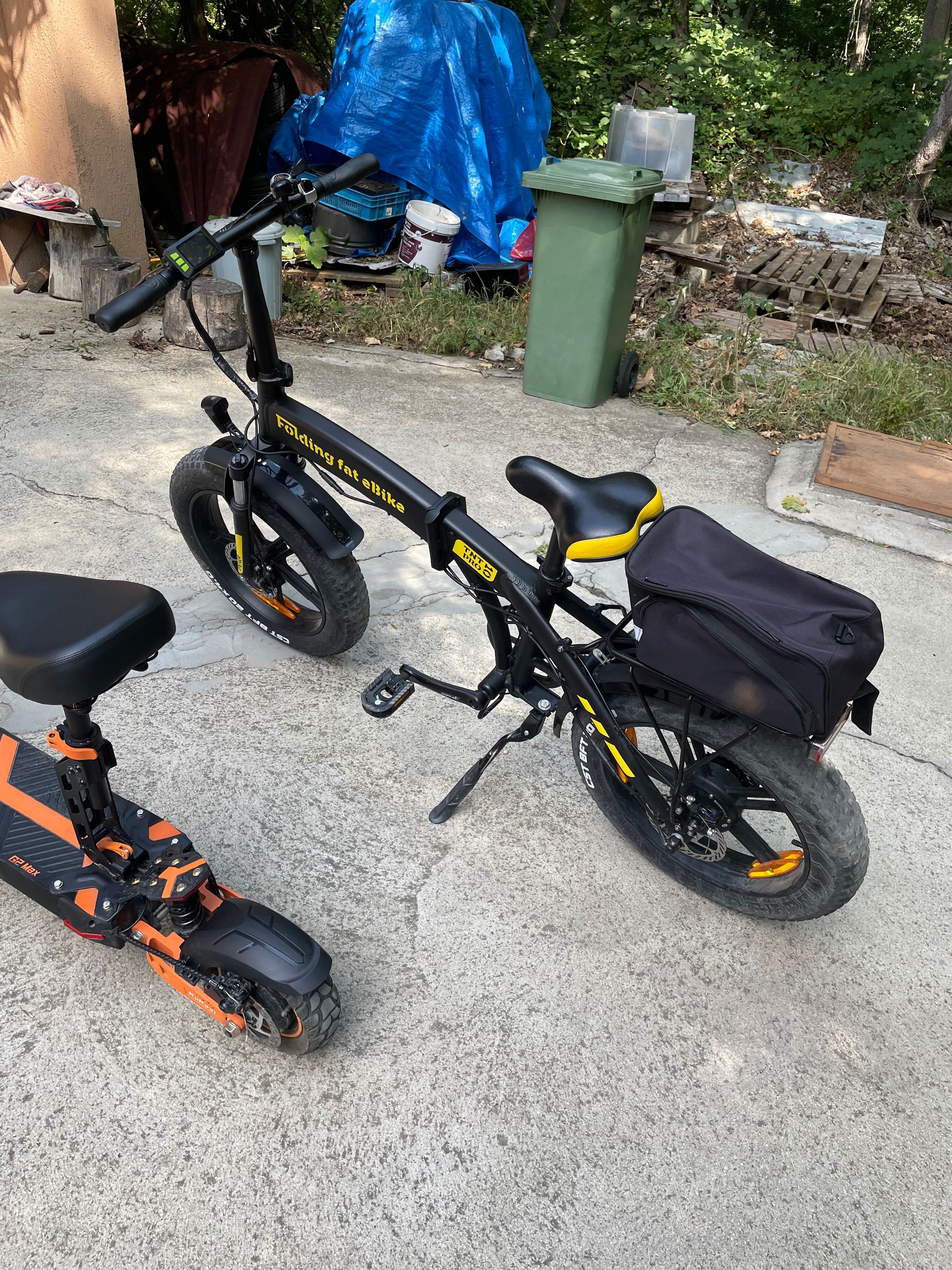 Продавам електрически велосипед e bike tnt 10 fat 20” pro