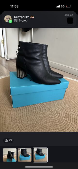 кожанные сапоги! турецкий