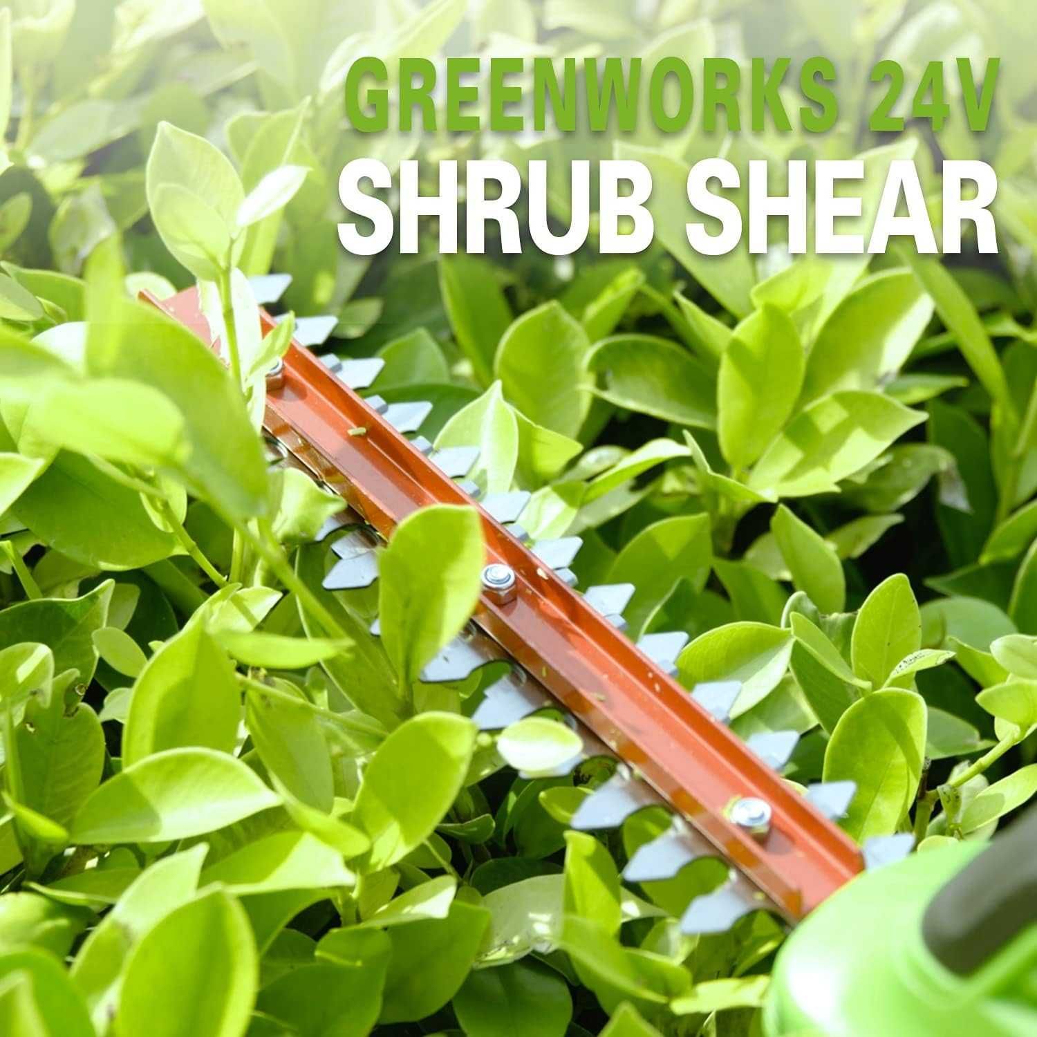Greenworks Ножица за храсти и трева