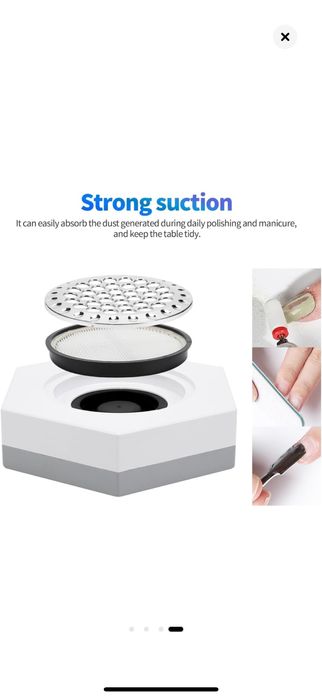 Colector /aspirator praf unghii, nou, nefolosit