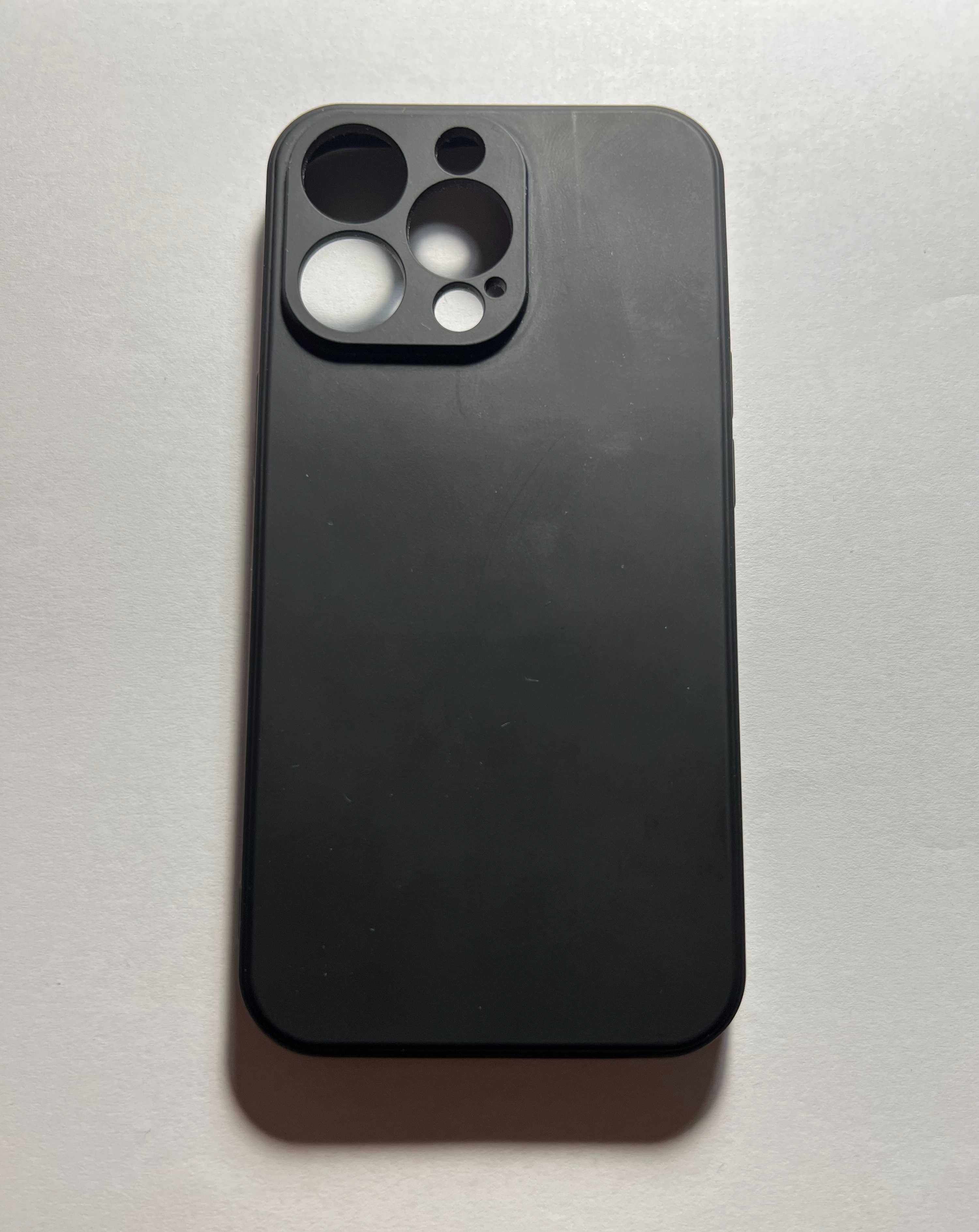 Husa silicon/catifea Iphone 13 Pro, Negru