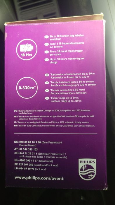 Monitor audio digital pentru bebeluși
