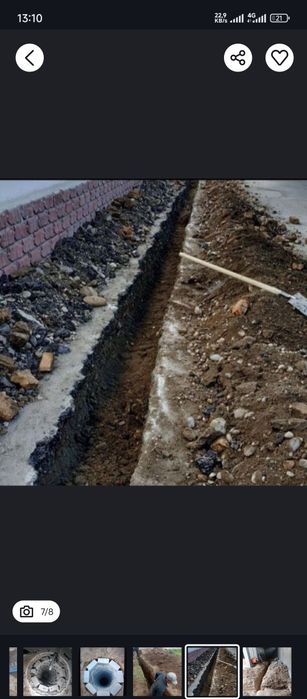 Ora tranasha kanal qazish ishlarini qilamiz