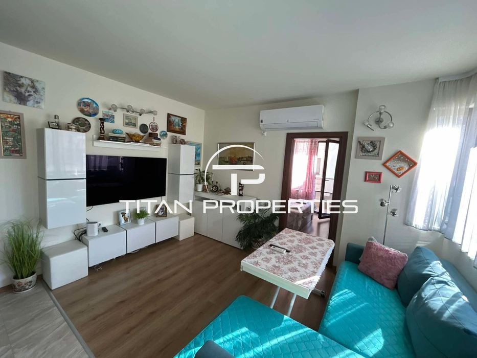 Дава се под наем Двустаен апартамент в Бургас, Сарафово - 45 кв.м за 1020 € - Снимка #1