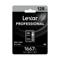 Карта память Lexar Sd card 128 Gb 250 mb/s V60 Professional 1667x