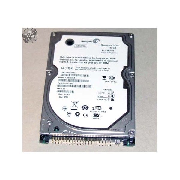 hard disk laptop ide 100gb seagate momentus 5400