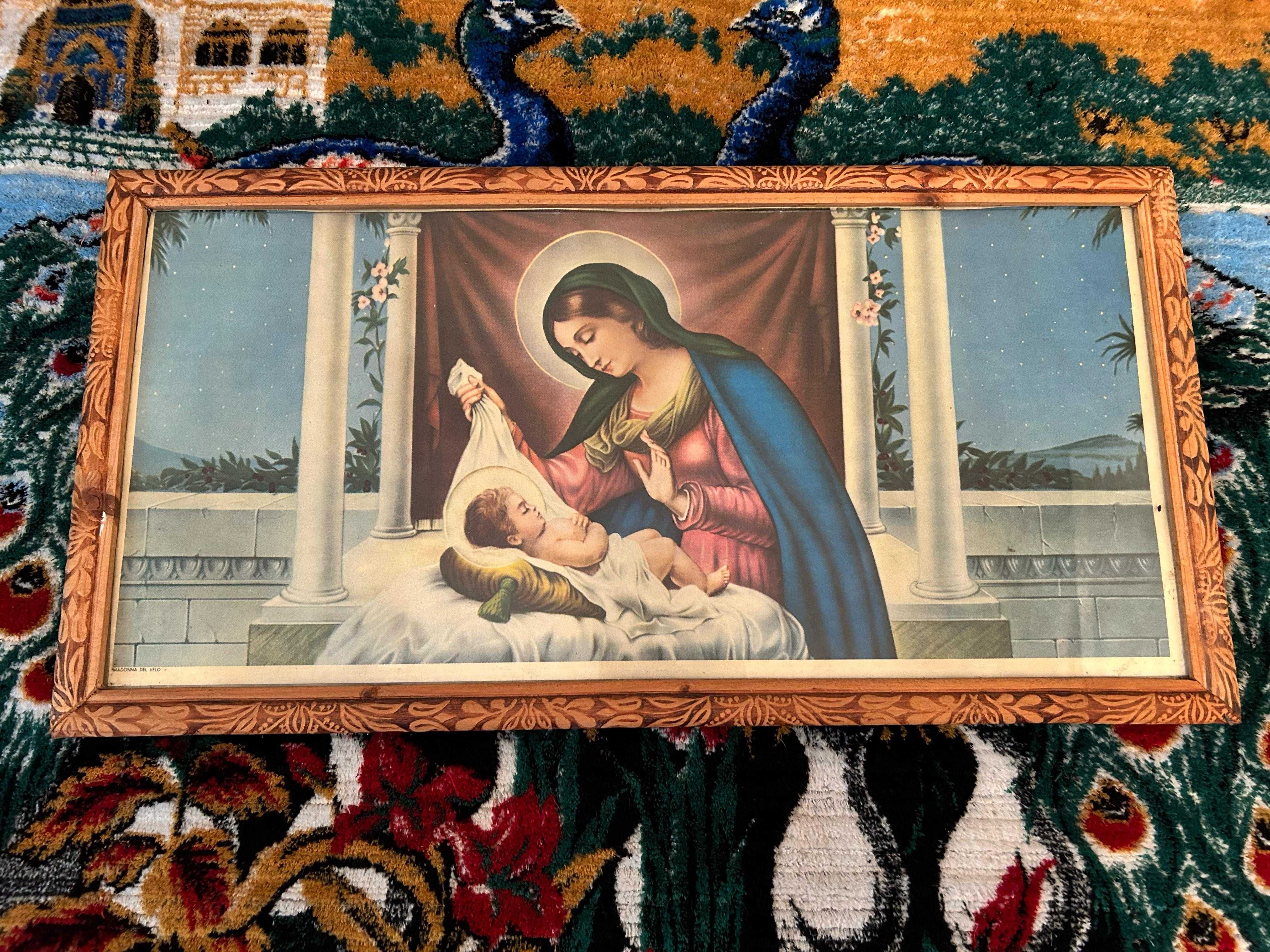 Icoana Nasterea lui Iisus veche - stare foarte buna