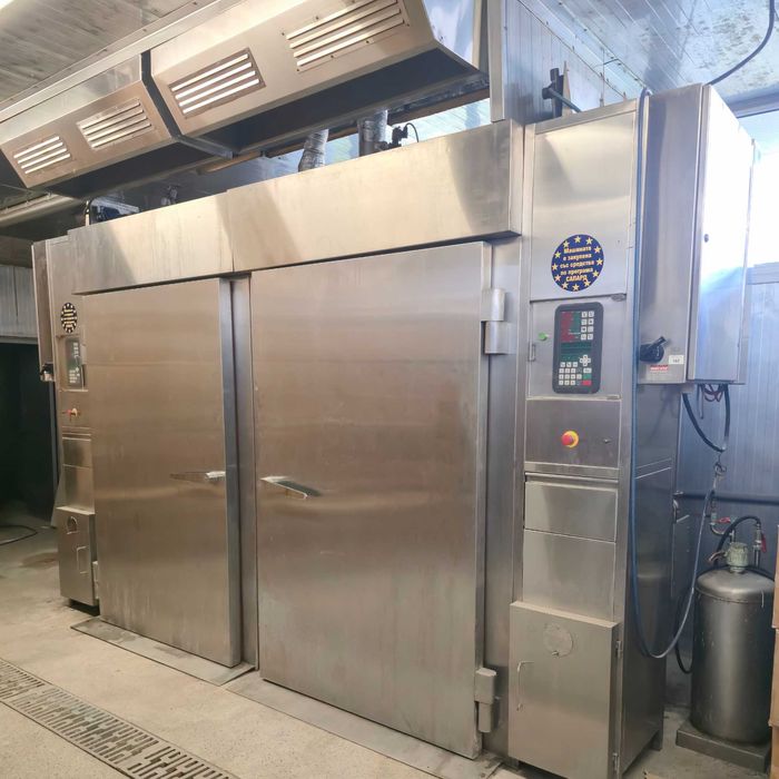 Индустриална опушваща камера за опушване и сушене на месо Fuerpla 22kW