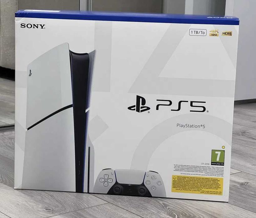 Consola PlayStation 5 (PS5) Slim, 1TB SSD, sigilata cu factura