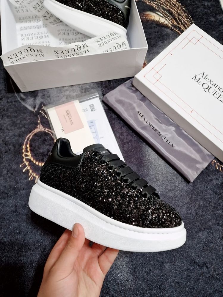 Adidași Alexander Mcqueen / Glitter / Piele Naturală /