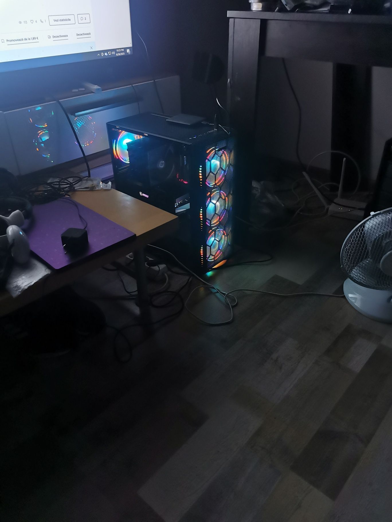 schimb pc gaming amd ryzen 5 5600g+msi b550 mag +RTX 3060ti+16gb ddr4