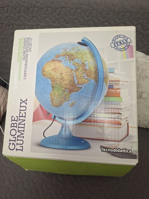 Glob pământesc iluminat 25 cm