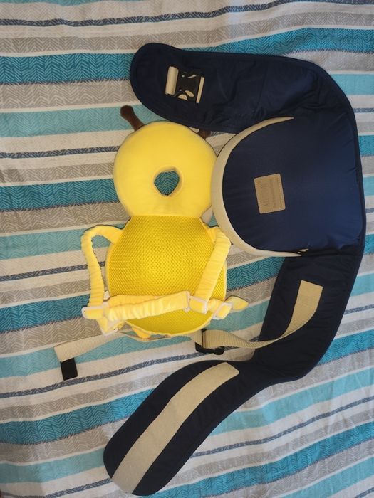 Centura port bebe+perna protectie spate&cap