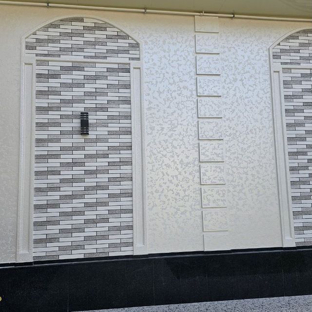 Travertin fasat ishlarini qilib beramiz hohlagan fosonda hohlagan rang