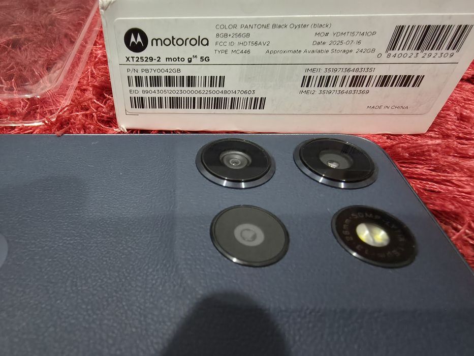 -Moto G56-5G, Nou, Nefolosit, 256Gb, 8Ram, 0 cicluri incarcare, Sigila