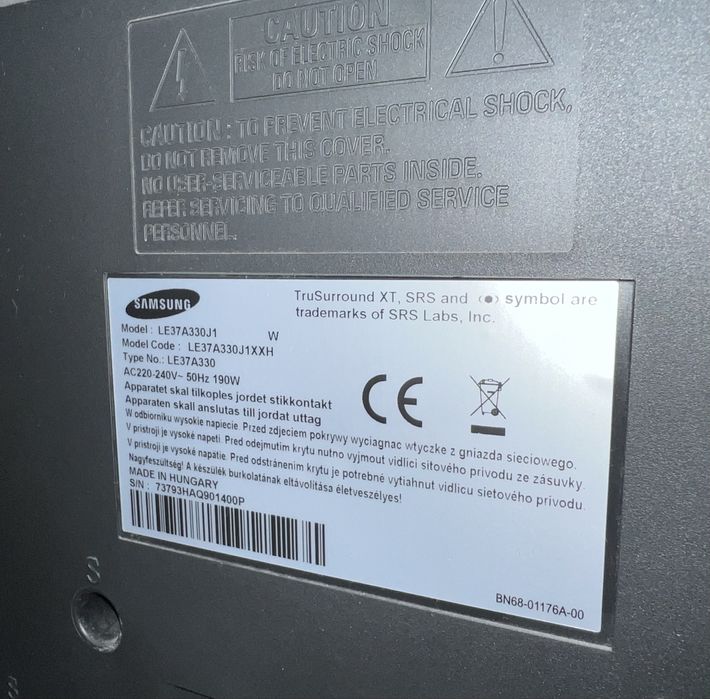 Vand Televizor LCD HD Samsung LE37A330J1 diagonala 96cm