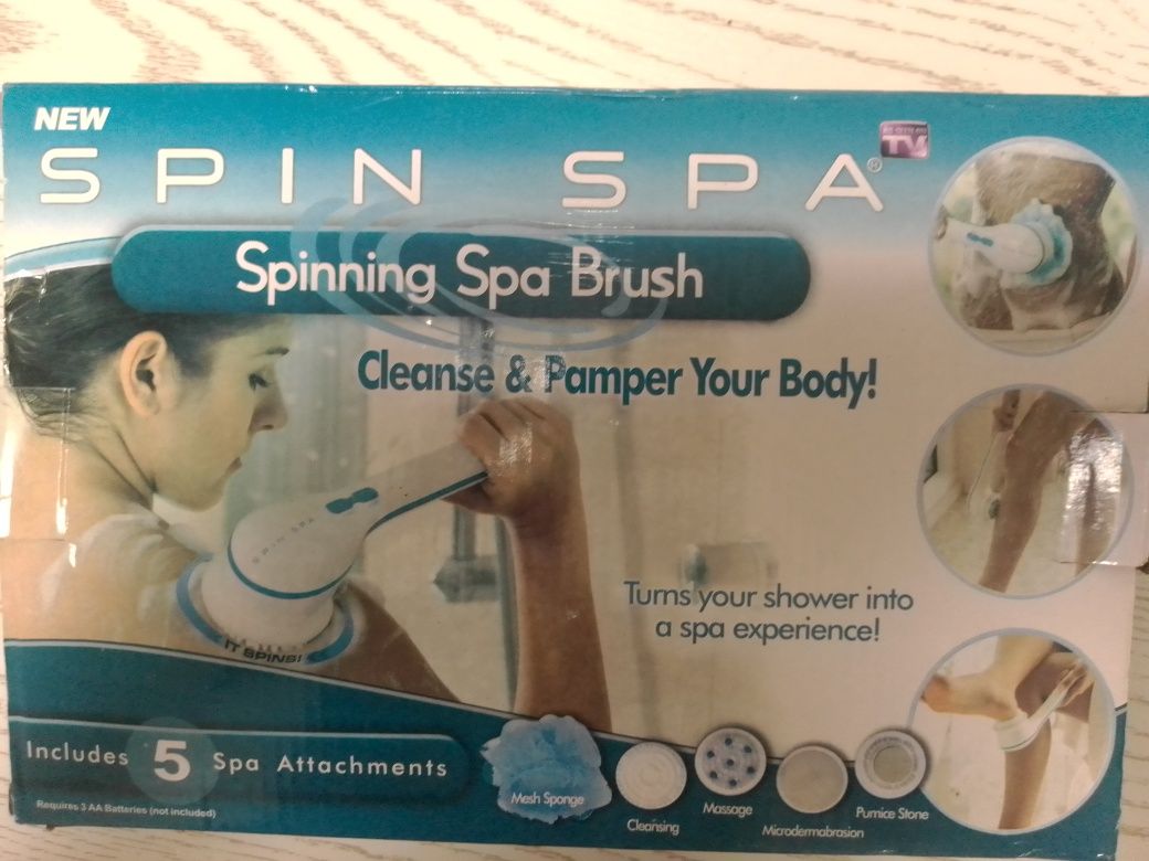 Щётка массажная электрическая "Гладкая кожа" (Spin Spa).
