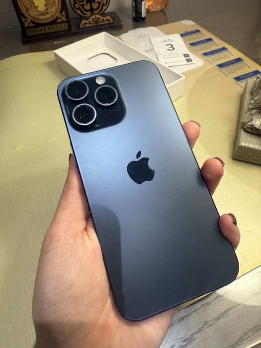 Iphone 15 pro max Titanium Blue 1Tb