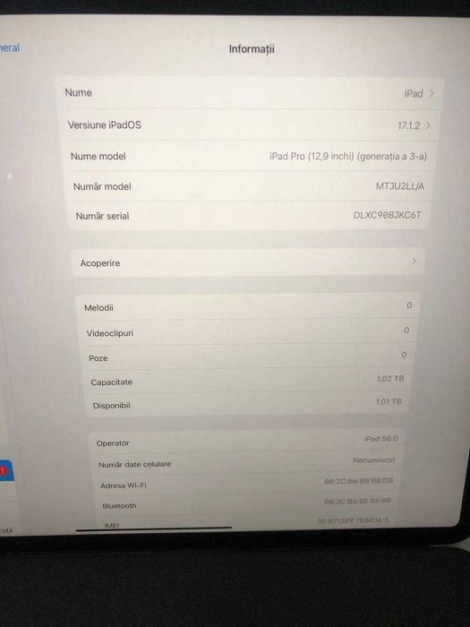 Ipad pro gen3 12.9 inch(ctg)staramanet