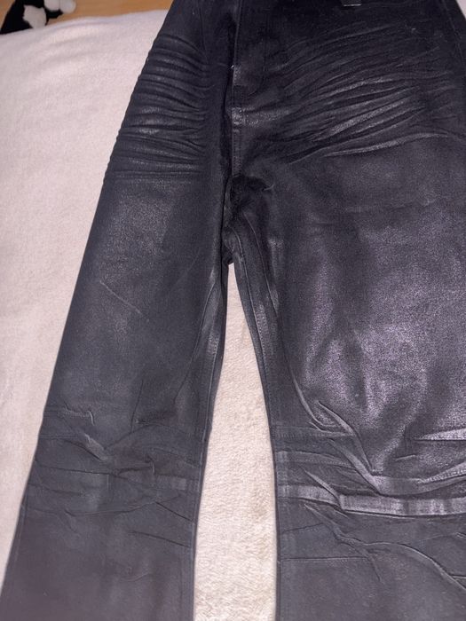 blugi waxed stil rick owens flared