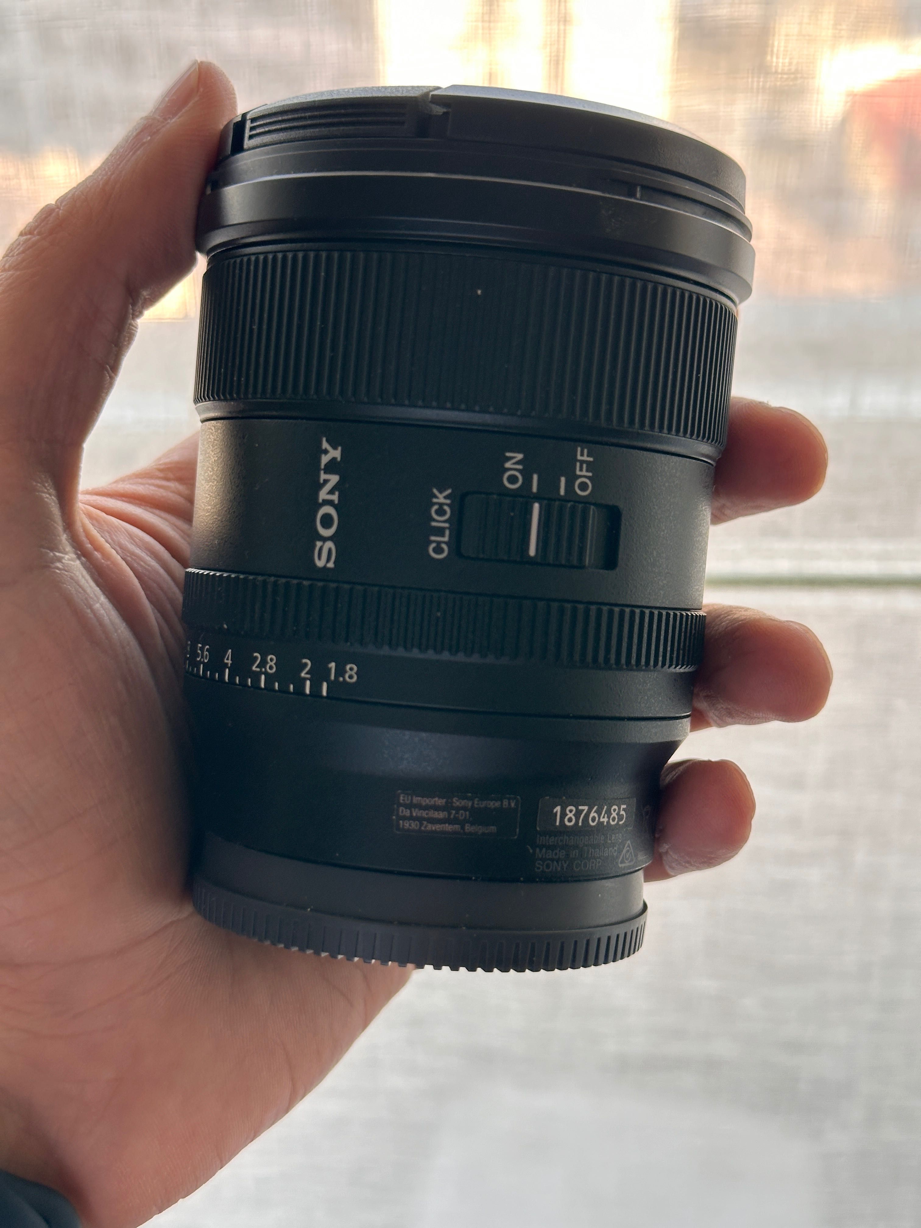 Sony FE 20mm F1.8 G Obiectiv Foto Mirrorless Montura Sony E