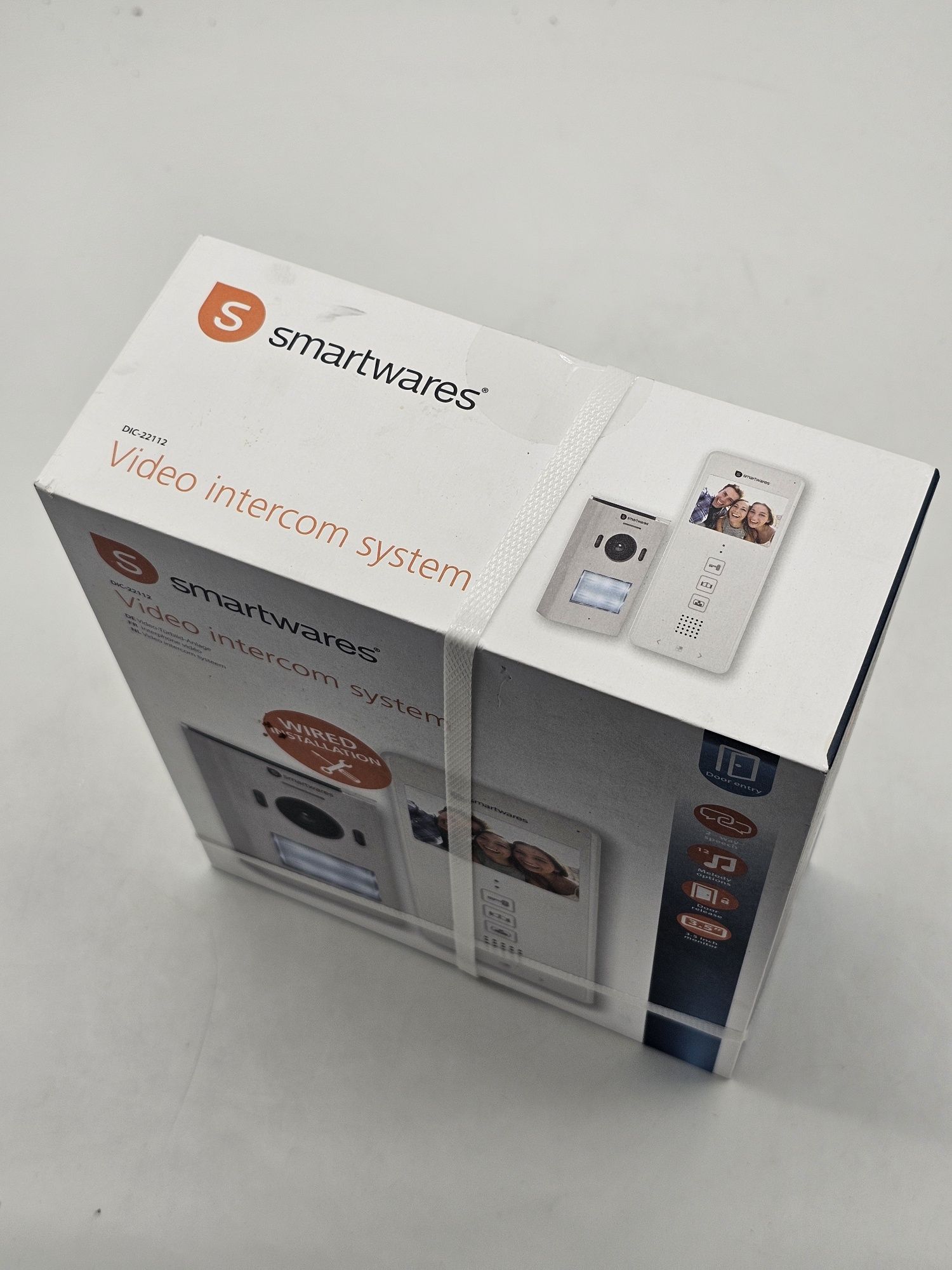 Sistem videointerfon Smartwares DIC-22112 – 480p – Monitor LCD de 3,5