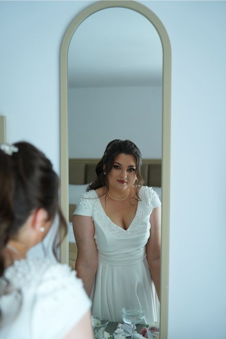 Rochie de mireasa si voal cadou