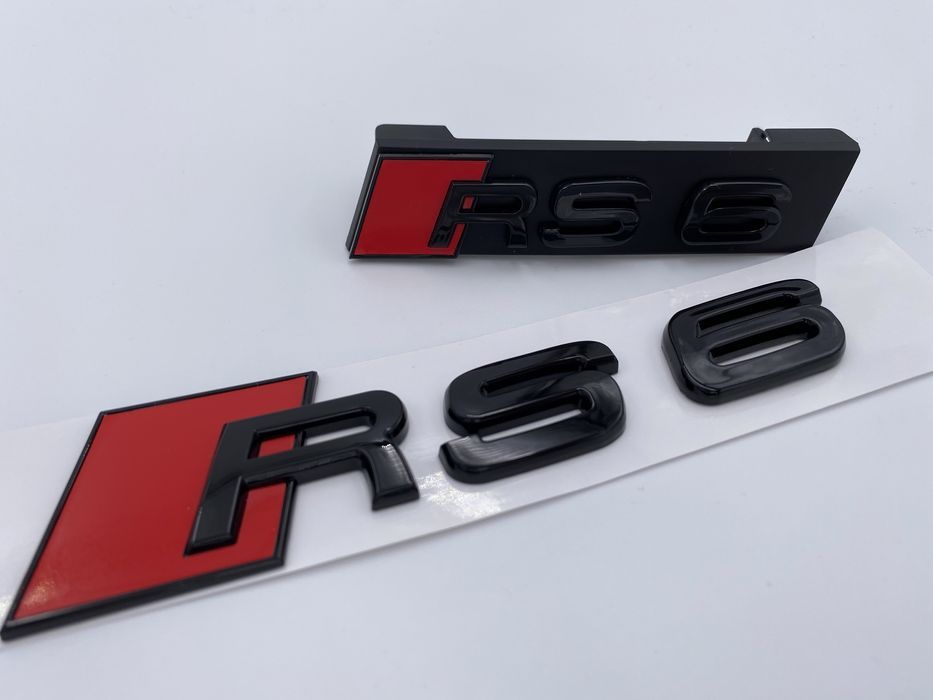 Set Embleme Audi RS 6 negru
