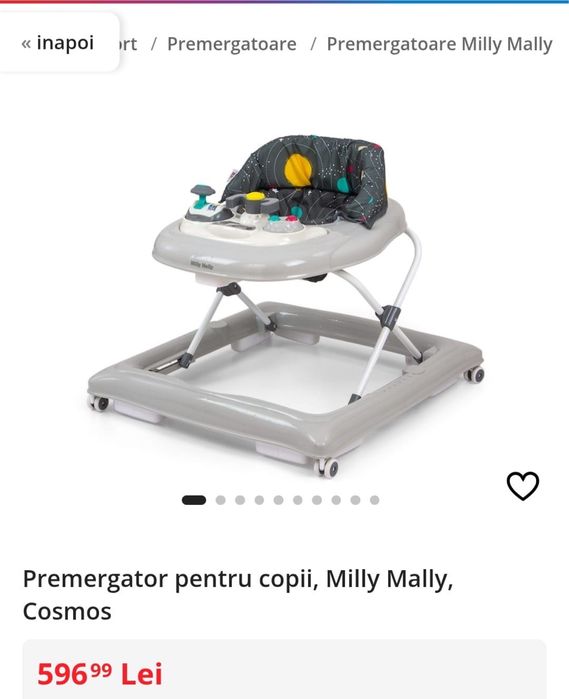 Premergator pentru copii, Milly Mally -stare excelentă